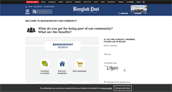 Desktop Screenshot of member.bangkokpost.com